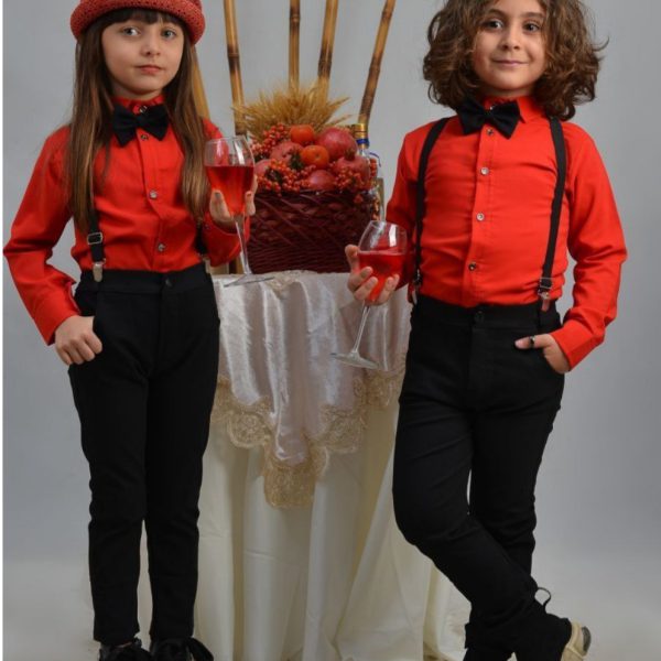 ست 4 تیکه مجلسی یلدایی خواهر برادری