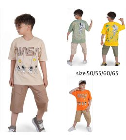 تیشرت شلوارک پسرانه ناسا شیک مارک