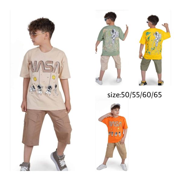 تیشرت شلوارک پسرانه ناسا شیک مارک
