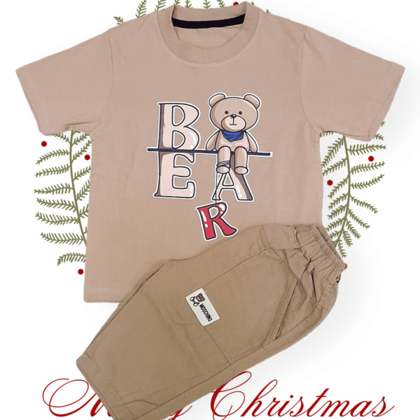 تیشرت شلوارک کتان تدی اسپرت