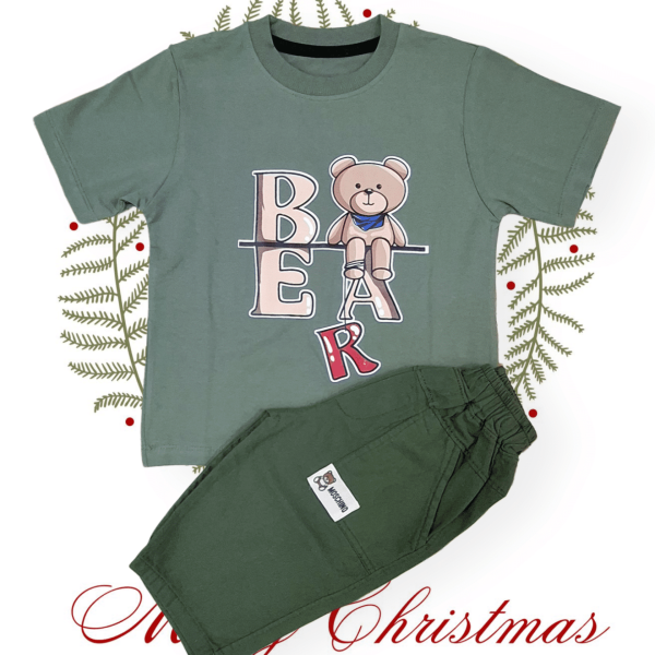 تیشرت شلوارک کتان تدی اسپرت