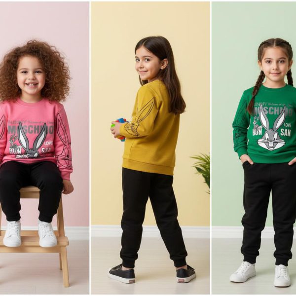 بلوز شلوار دخترانه خرگوش