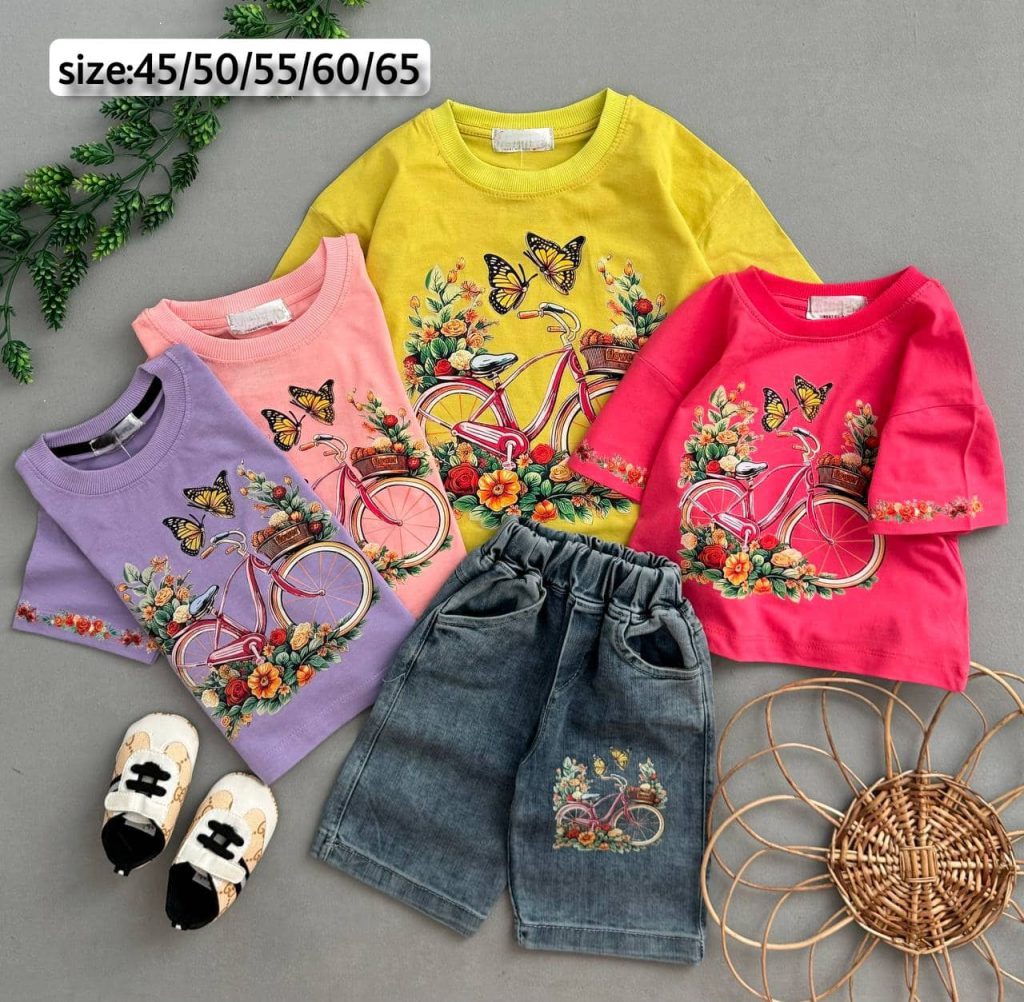 کراپ شلوارک لی دخترانه