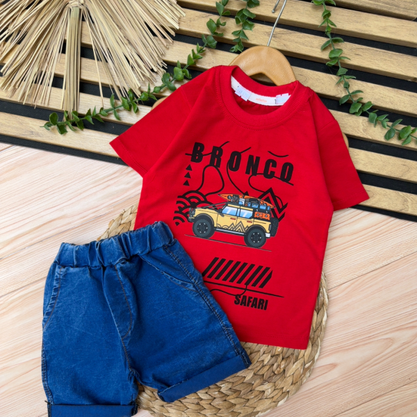 تیشرت شلوارک لی پسرانه