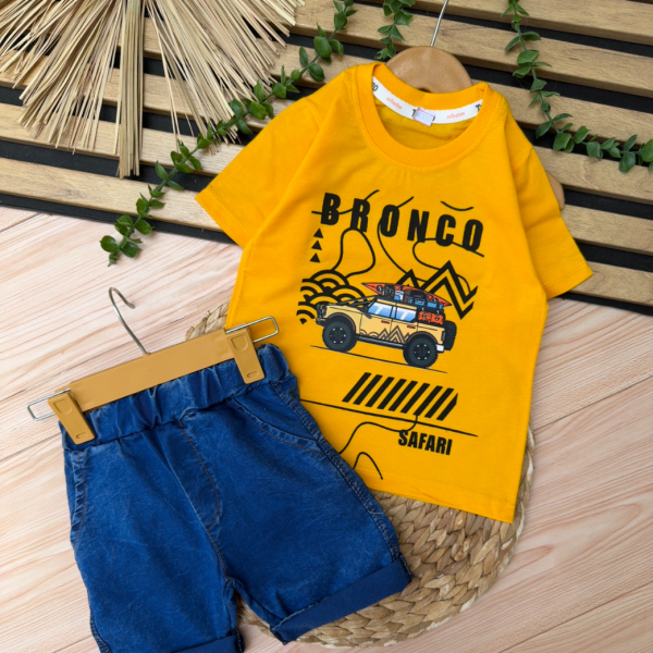 تیشرت شلوارک لی پسرانه