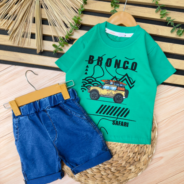 تیشرت شلوارک لی پسرانه