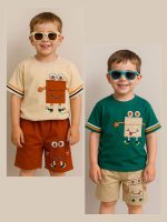 تیشرت شلوارک لش باب اسفنجی