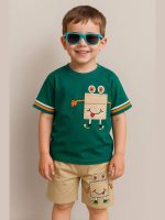 تیشرت شلوارک لش باب اسفنجی سبز