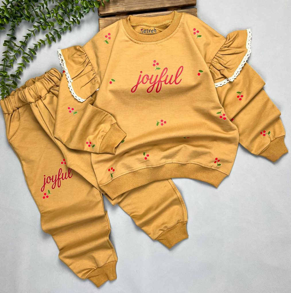 بلوز شلوار گیلاسی دخترانه دورس