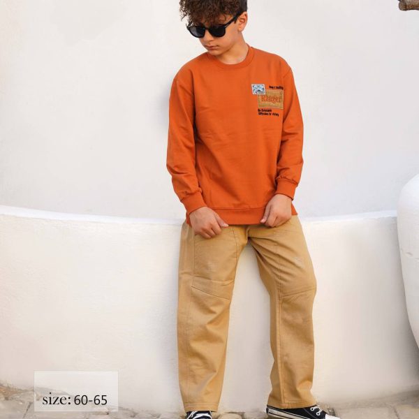 بلوز شلوار کتان تیکه دوزی وگلدوزی پشت وجلو بلوز پسرانه